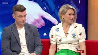 Siân Brooke Nathan Braniff Blue Lights Actors On BBC Breakfast 15.04.2024