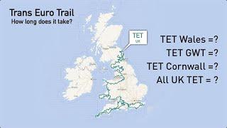 How many days does the Trans Euro Trail take? UK TET