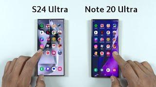 Samsung S24 Ultra vs Note 20 Ultra  SPEED TEST