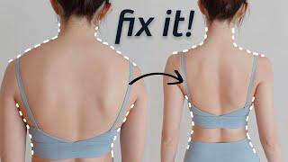 FIX & SLIM YOUR BACK + BETTER POSTURE in 10 minutes  Emi