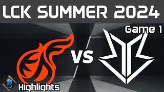 KDF vs BRO Highlights Game 1 LCK Summer 2024 Kwangdong Freecs vs OK BRION by Onivia