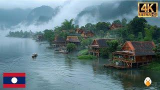 Si Phan Don4000 Islands Laos Secret Islands on the Mekong River 4K UHD