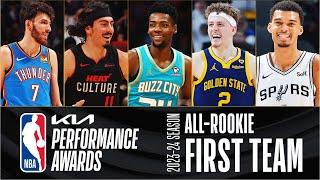 The BEST Of The 2023-24 Kia NBA All-Rookie First Team