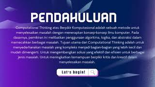 Tugas Ruang Kolaborasi Computational Thinking Topik 1