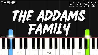 The Addams Family Theme  EASY Piano Tutorial