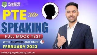 PTE Speaking  Full Mock Test with Answers  February 2023  LA Language academy PTE NAATI IELTS