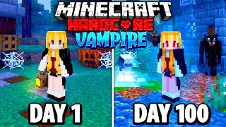 I Survived 100 Days as a VAMPIRE in Hardcore Minecraft.. Heres What Happened..