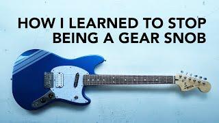 Squier Mustang How I learned to stop being a gear snob