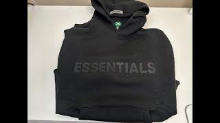 Essentials Fear of God Pullover Hoodie Unboxing