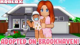  GETTING ADOPTED ON BROOKHAVEN   Roblox Roleplay