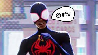 Miles Morales “Swears” ￼in Across the spider verse￼￼
