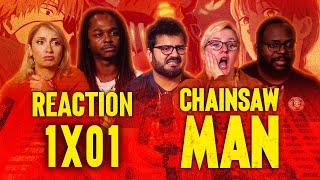 Chainsaw Man  Epi 1x1 Dog & Chainsaw  Group Reaction