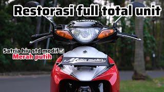 Restorasi satria hiu STD MODIF ️