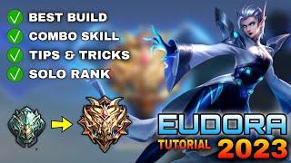 EUDORA Tutorial & Guide 2023 English Combo Skills Best Build Tips & Tricks  Mobile Legends