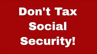 Trump Says No Tax on Social Security