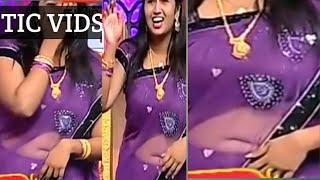 Serial actress navel  best ever navel show  deep and chubby navel in reality show