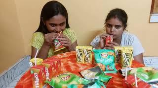 12 PACK LAYS & 12 MAAZA AND FROOTI CHALLENGE  FOOD EATING COMPETITION  EATING CHALLENGE.