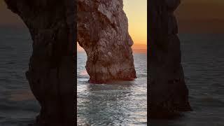 Durdle Door and Sun #uk #durdledoor #nature