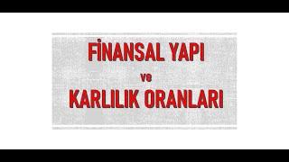 finansal yapı ve karlılık oranları