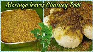 MoringaDrumstick Leaves Chutney Powder Murungai Keerai Chutney Podi Nugge soppu Chutney Pudi