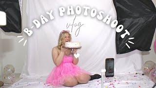 WEEKLY VLOG  birthday photoshoot baking a cake shopping etc