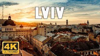 Lviv Ukraine   4K Drone Footage