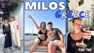 MILOS - GREECE  Part two - Renting a boat Exploring Beaches & recommendations - Travel Vlog