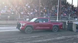 Team Venom Racing 2022 Toyota Tundra IMAX truck pull Hybrid power. Twin turbo. Boosted. Electric.