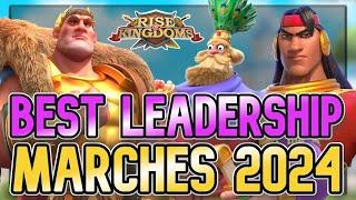 Best Leadership Commanders in 2024  Rise of Kingdoms