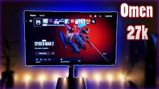 THE BEST 4k 144Hz GAMING MONITOR- OMEN 27k UNBOXING AND REVIEW