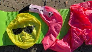 HOW TO DEFLATE FAST INFLATABLE POOL TOYS  Floaties Water Toys