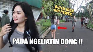 EXPERIMENT CEWEK PAKE BAJU KETAT  PADA NGELIATIN DONG..