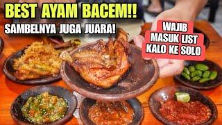 AYAM BACEM DAN SAMBEL NYA PALING JUARA  MASUK LIST AYAM TERENAK DI SOLO  BANYAK PELANGGAN SETIA