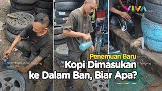 UNIK Tukang Tambal Seduh Kopi Malah Kasih Minum Ban