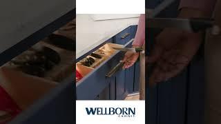 Sophisticated Leisure Kitchen- Cutlery Drawer Organizer Tray  Wellborn Cabinet