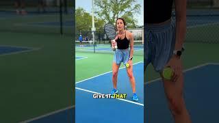 Pickleball Tutorial on the Forehand Topspin Dink #pickleball #pickleballtips