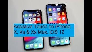 Assistive touch iOS 12 iPhone X