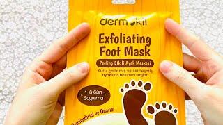 Dermokil Soyulan Ayak Maskesi Harika SonuçPeeling Foot Mask