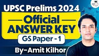 UPSC Prelims 2024 Answer Key  GS Paper 1  UPSC 2024 Official Answer Key  StudyIQ IAS