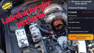 Ladedrucksteller für Turbolader defekt Fehler P126800. W 204 320CDI V6 6NW 009 228 G-88