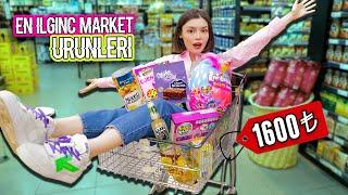 MARKETTEKİ EN İLGİNÇ ÜRÜNLERİ TEST ETTİM1100 TLYE DEV SÜRPRİZ YUMURTA