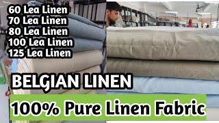 100% Pure Linen Fabric  60 Lea  70 Lea 80 Lea 100 Lea 125 Lea Linen Fabric Manufacturer in Mumbai