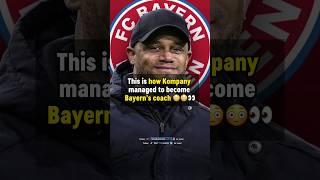 HOW Kompany became Bayern Munich coach  #football