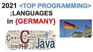 Top 10 Programming languages in Germany in 2021 Programming language jobs