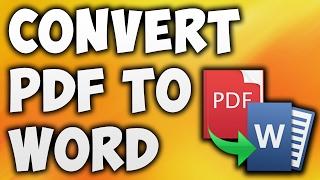 How to Convert Pdf to Word Online - Best Free Pdf to Word Converter BEGINNERS TUTORIAL