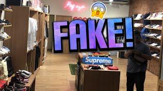 Visiting the FAKE supreme store & fake markets in Jakarta