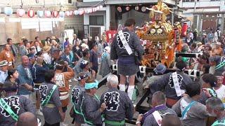 糀谷地区例大祭_3の3・第３９回糀谷祭　濱竹天祖神社宮入道中 20230903