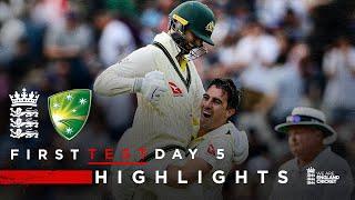 Australia Claim a Classic  Highlights - England v Australia Day 5  LV= Insurance Test 2023