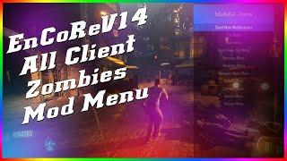 PCBO3 - EnCoReV14 All Client Zombies Mod Menu Showcase + FREE DOWNLOAD