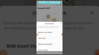 HOW TO COPY USDT WALLET  ADDRESS ON BINANCE